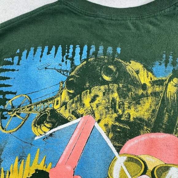 Backstock Co Studio Ghibli Fan Art T-Shirt Men’s XL Anime AOP Rap Tee Bootleg - Picture 11 of 16